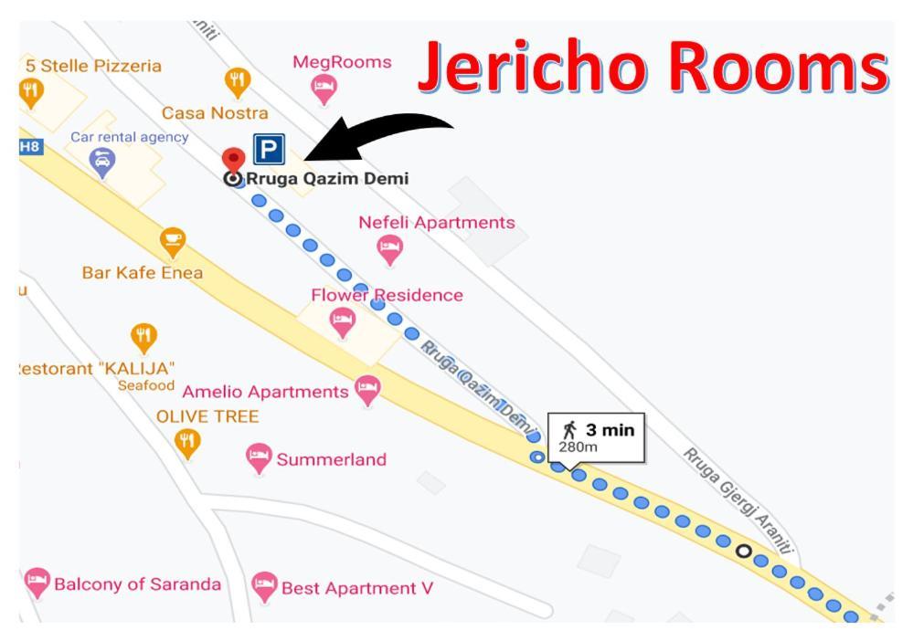 Jericho Rooms Saranda Dış mekan fotoğraf